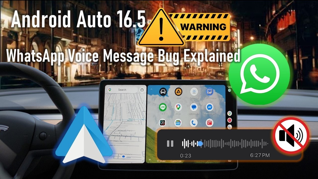 Android Auto WhatsApp Voice Note No Sound? Fix for Version 16.4 & 16.5