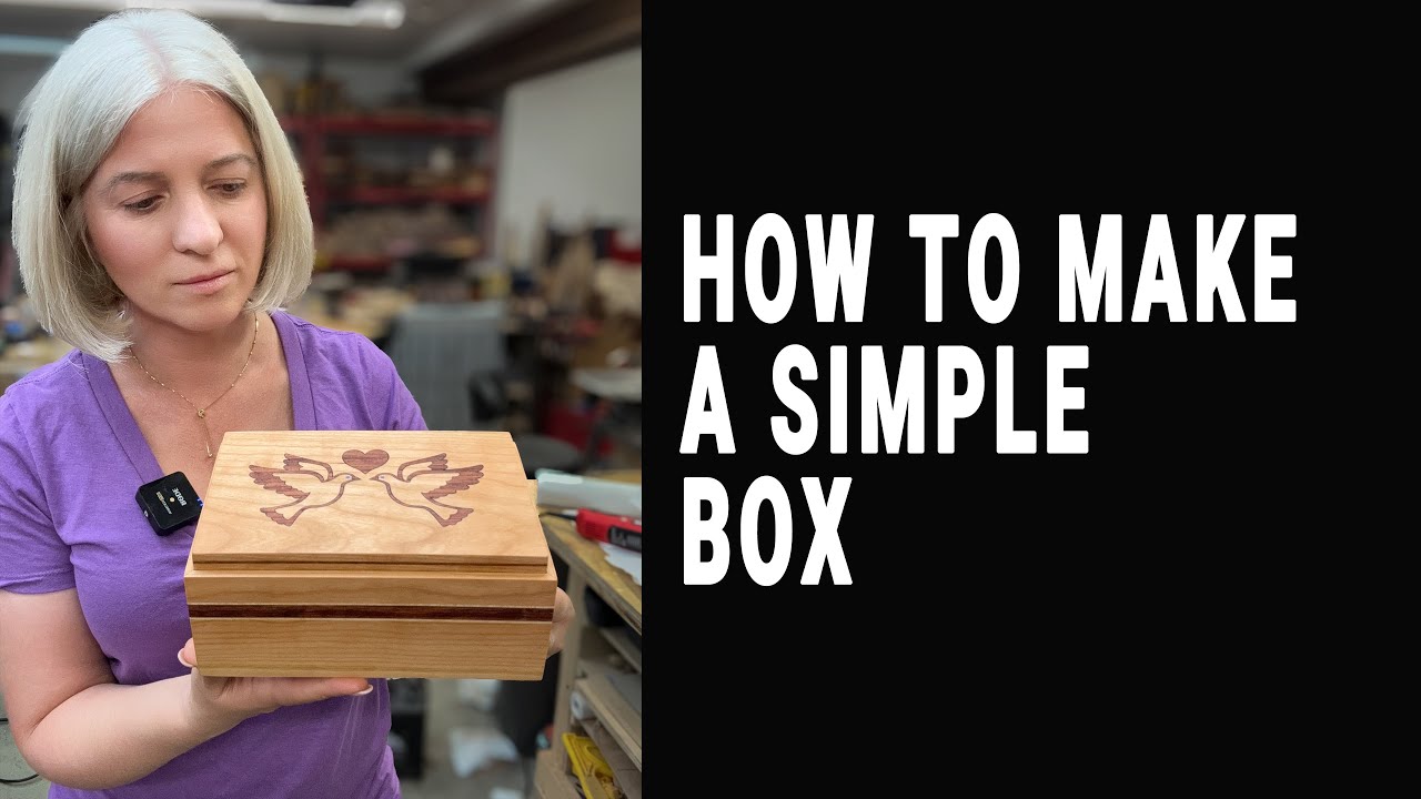 How to make a simple box with wrap around grain match. Easy beginner project
