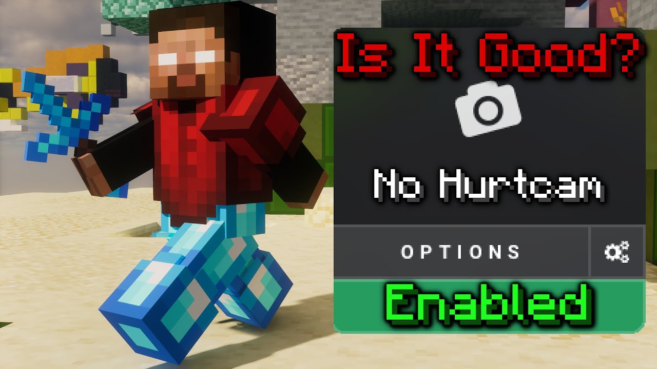 Я попробовал No Hurtcam в Bedwars