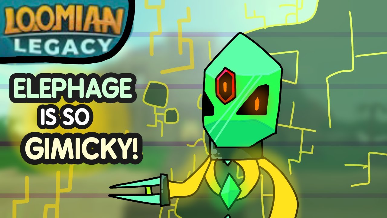 Elephage is the STRONGEST Electric Type! (Replicate Ability) - Loomian Legacy PVP