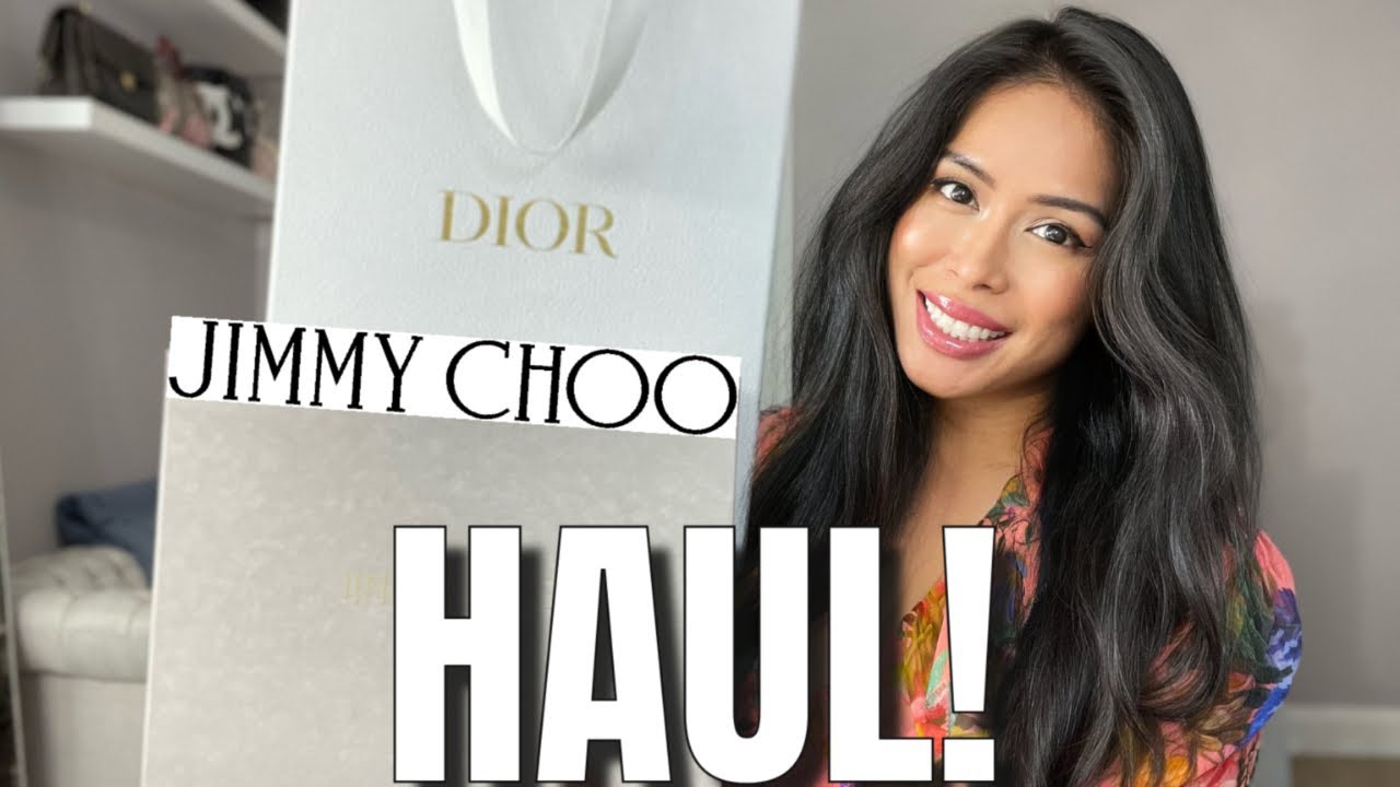 LUXURY HAUL! DIOR, VERSACE, JIMMY CHOO, & MORE!