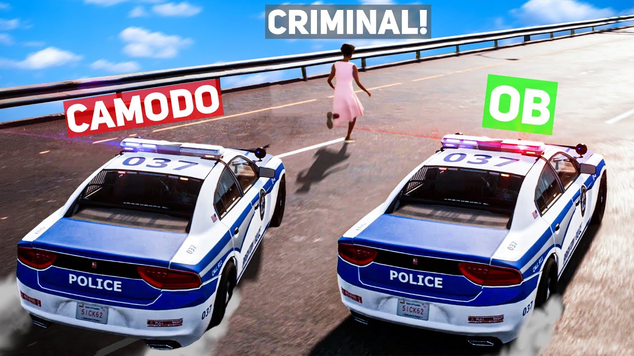 Two Best Friends Save The City from CRIME in Police Simulator!