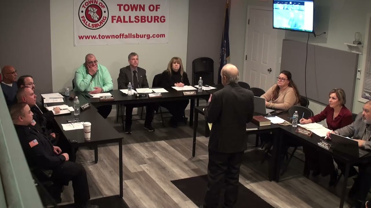 January 7, 2026 Fallsburg Town Board Reorganizational Meeting