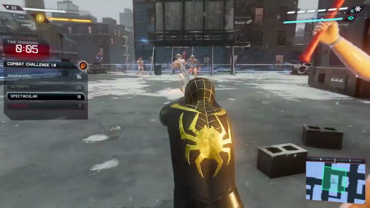 Combat Challenge 1.0 - Spin Cycle Skill ! SPIDER-MAN MILES MORALES Pc Full Gameplay - Part 31