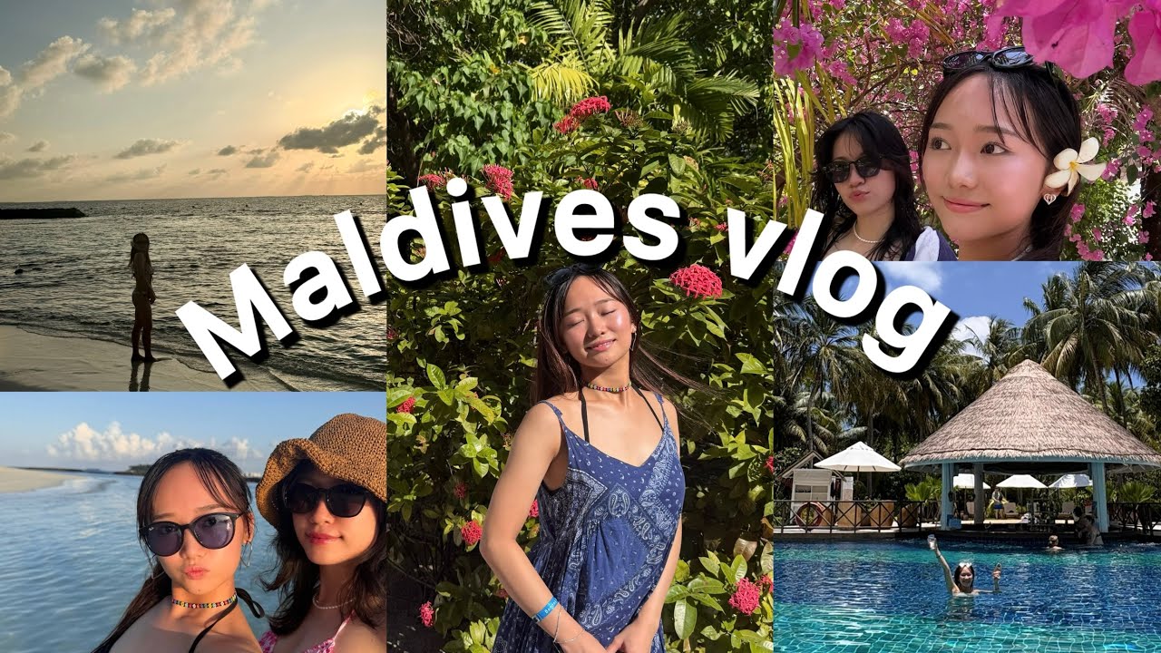 【旅費30万以内で行く✈️】②モルディブ/スリランカ7泊9日のバカンス旅🏝️女子2人のリアルなリゾート旅VLOGをお見せします！