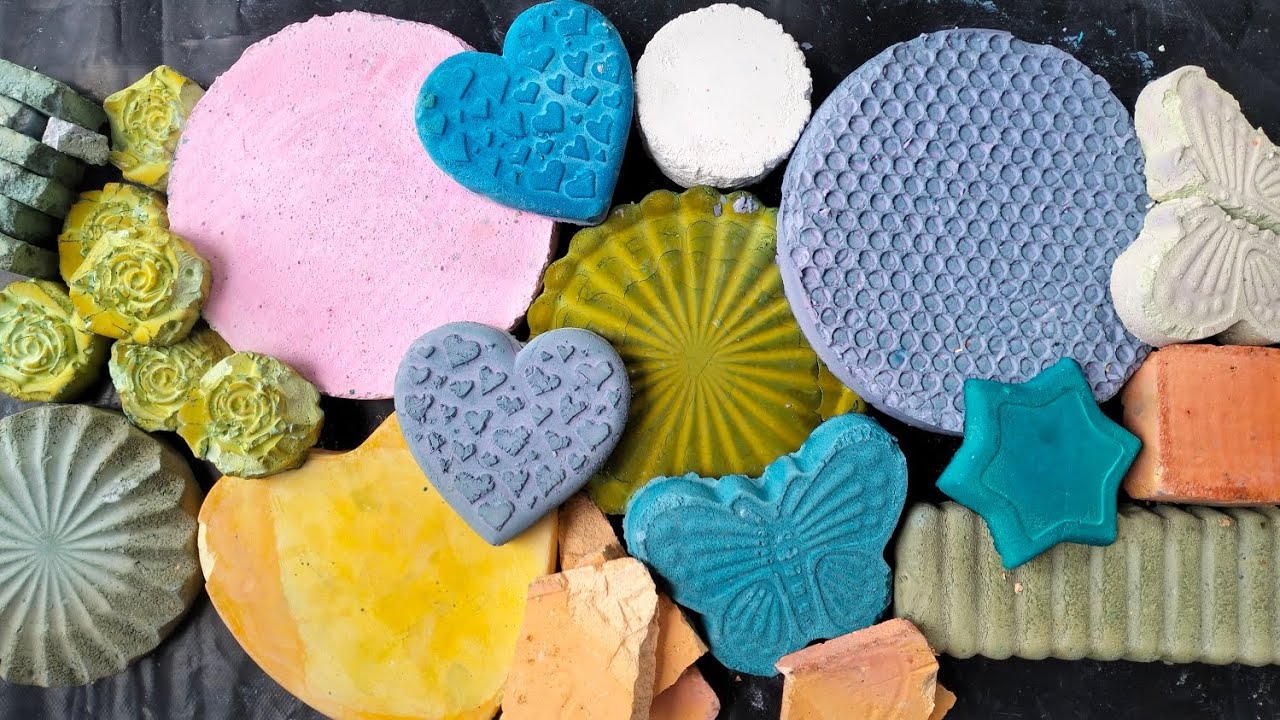 Soft powdery variety gym chalk reforms | ASMR crush