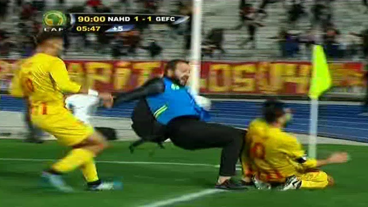 فرحة جنونية وهدف قاتل في الدقيقة 96 يؤهل نصر حسين داي الجزائري للدور القادم من كأس الاتحاد الأفريقي