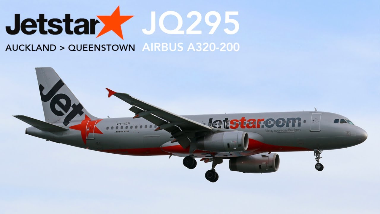 Jetstar Airways JQ295 : Flying from Auckland to Queenstown