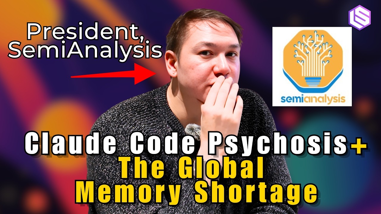 Claude Code for Finance + The Global Memory Shortage: Doug O'Laughlin, SemiAnalysis