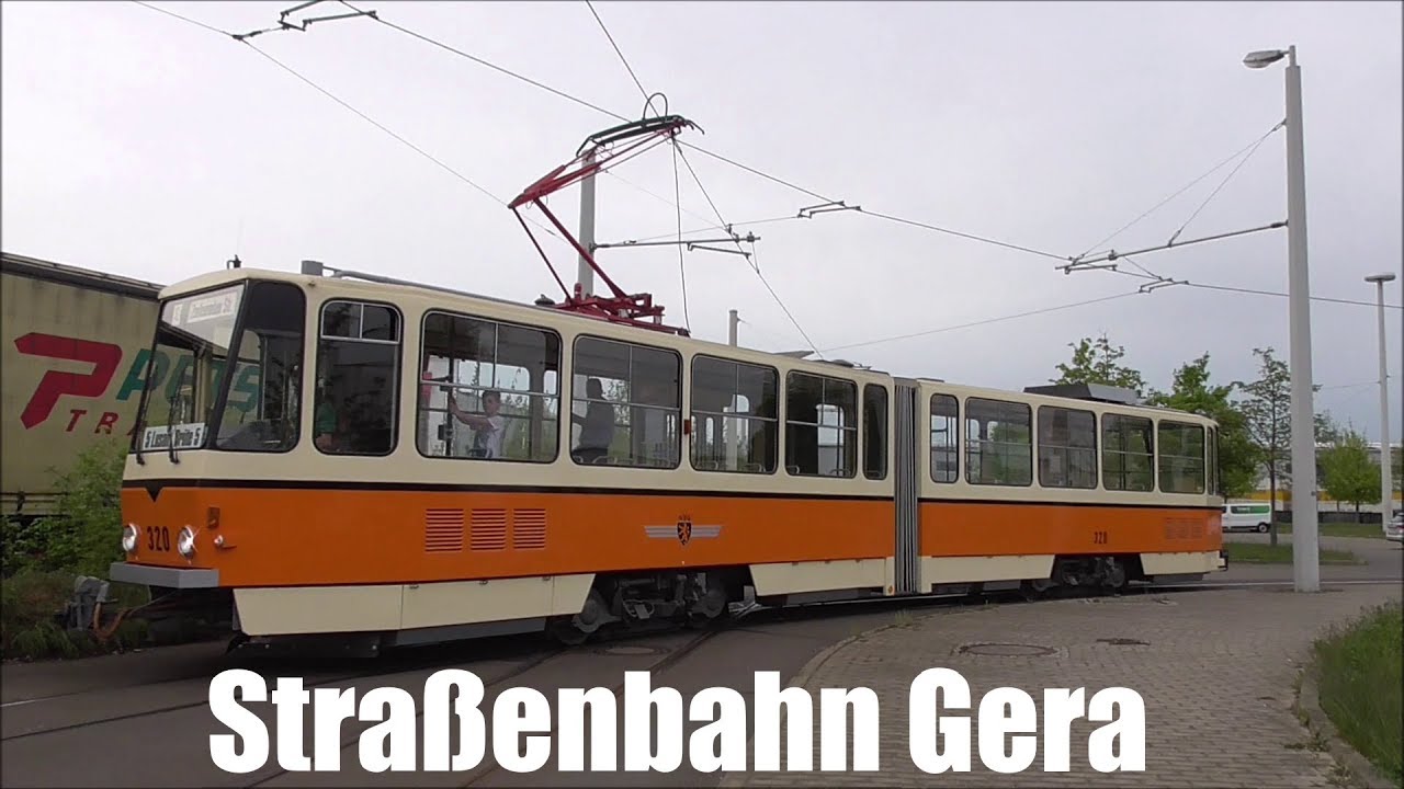 Straßenbahn Gera 2018 (mit historischem Wageneinsatz)