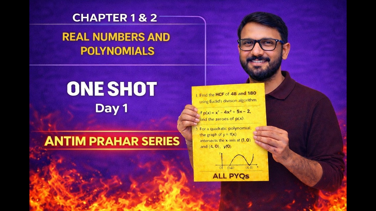 Score 100/100 : Real Numbers & Polynomials Strategy | RBSE Class 10 Maths Live