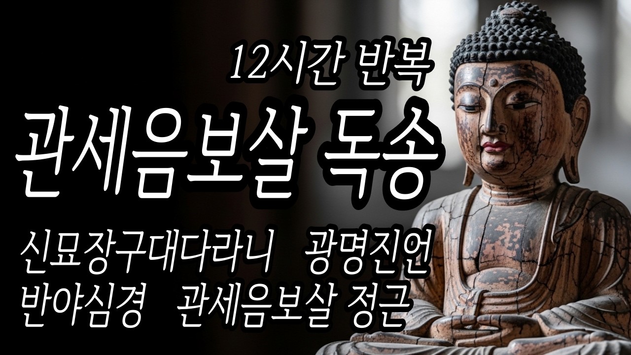 [LIVE] 관세음보살 정근 듣는 순간 운이 풀리는 | 천수경·광명진언·지장보살 | 업장소멸 마음치유 기도
