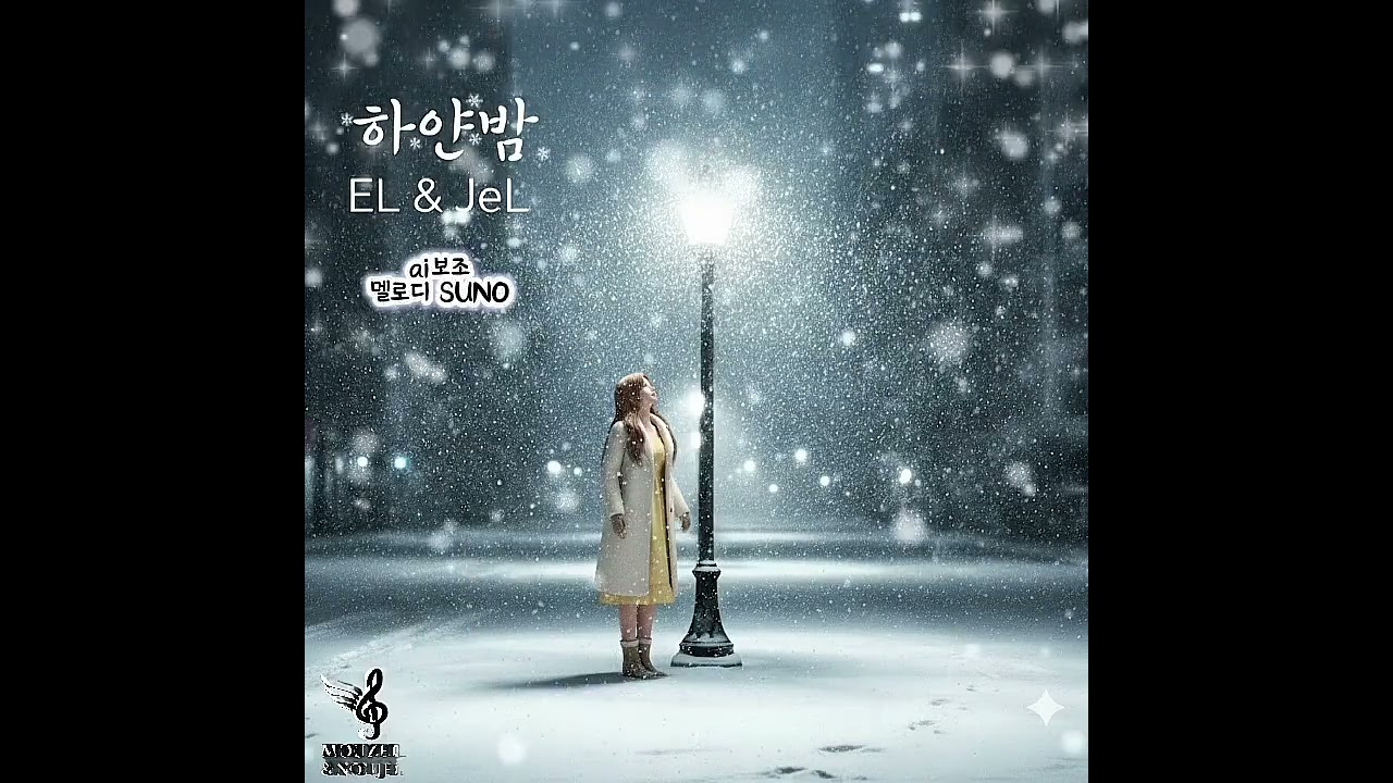 [눈내리던 늦은밤 하얀가로등 불빛 아래서서] 엘 엔젤(EL &JeL) - 하얀밤(Original Ver) #ksong 