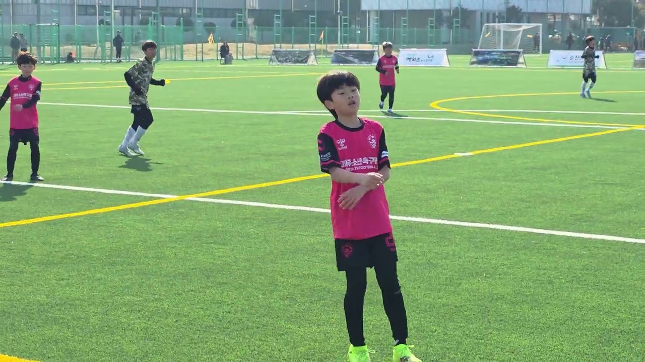 광주 신화FC(U11)블랙 VS 거제 유소년 후반전 2026년 순천만 국가정원배 유소년축구 페스티벌 2026년 2월 20일