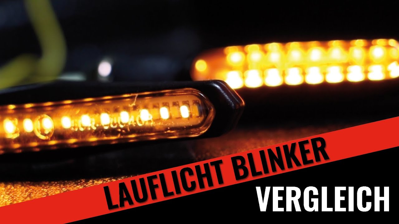 Motorrad / Moped LED- Lauflichtblinker | Vergleich | Gearparts24