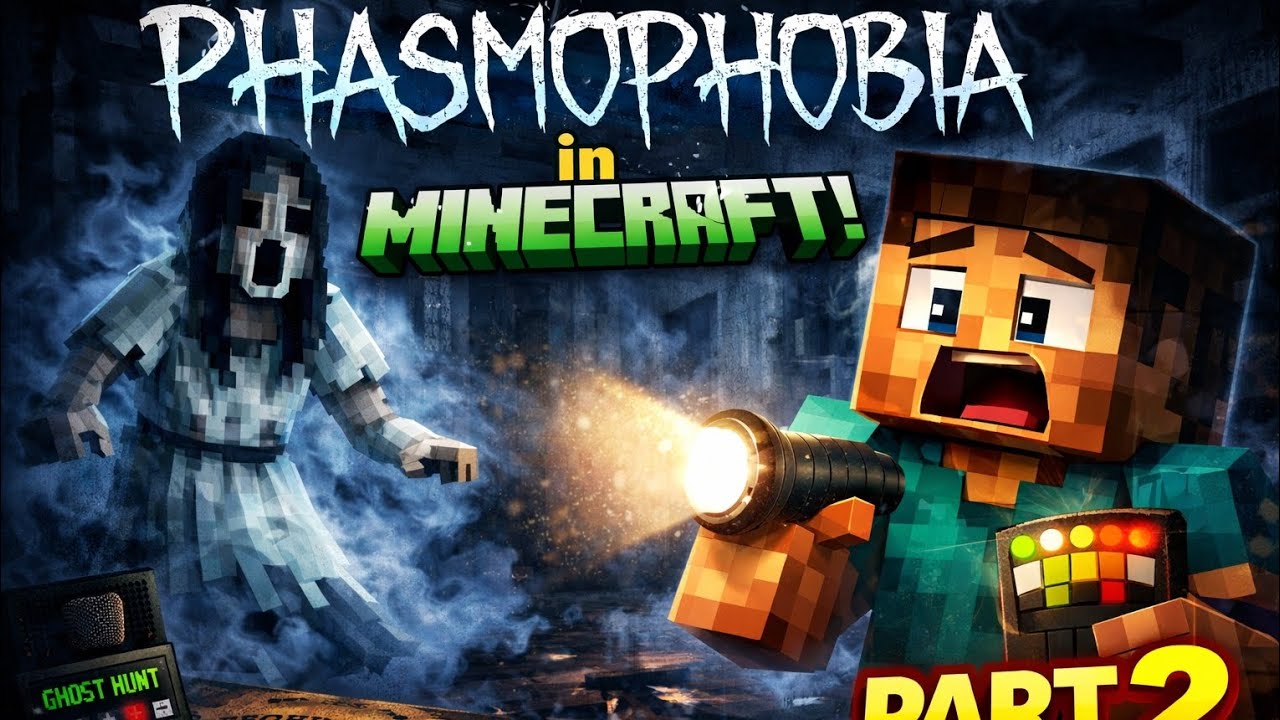 Minecraft Phasmophobia = Heart Attack Gameplay 💀 part 2