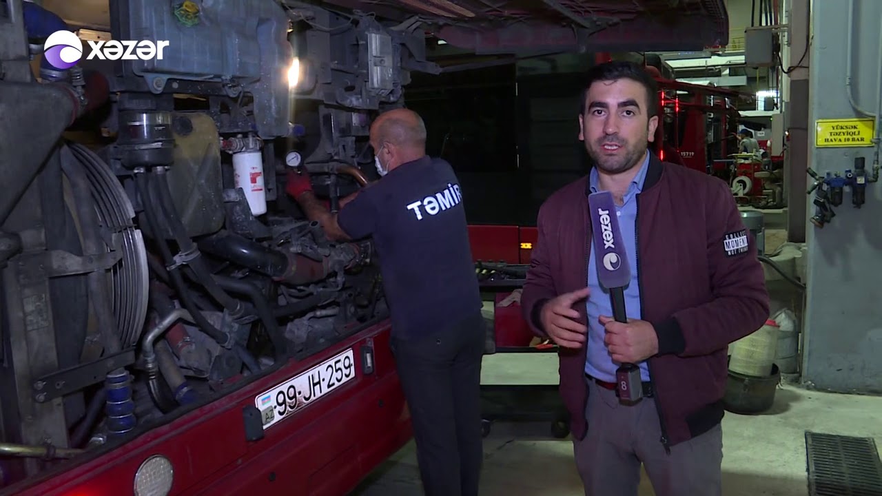 “BakuBus” avtobusları depoda belə yoxlanılır