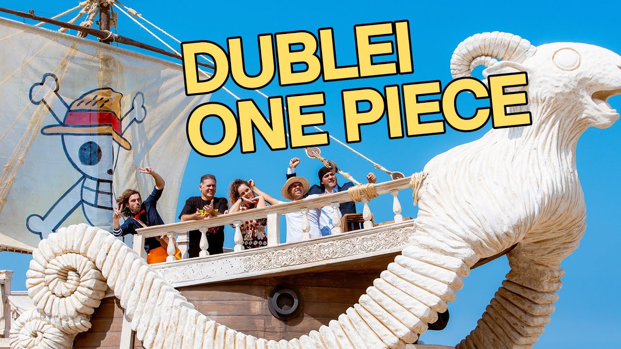 Dubladores de One Piece em Ação! Visita ao Going Merry em Copacabana