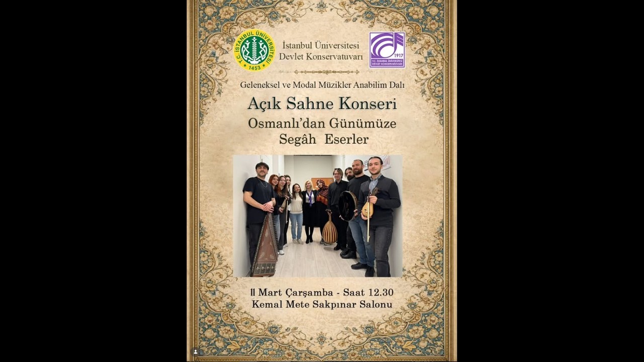 Açık Sahne Etkinlikleri - Geleneksel ve Modal Müzikler Anabilim Dalı
