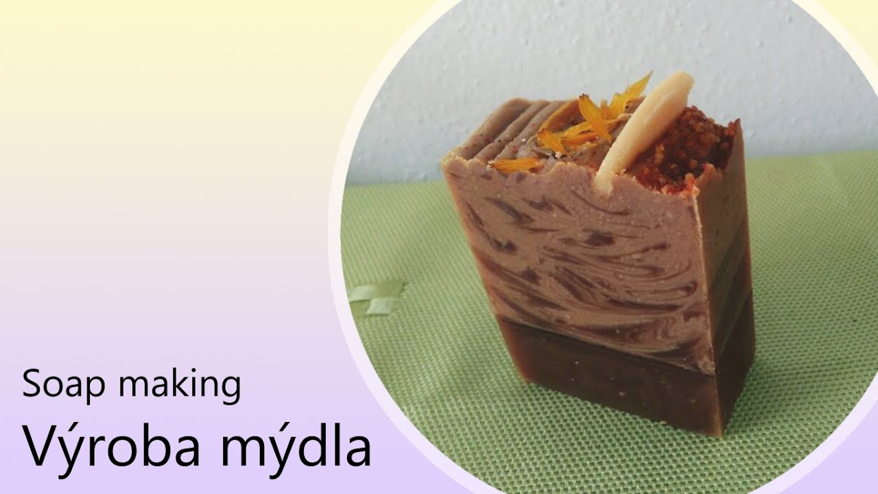 Výroba domácího mýdla vč. receptu #06 Citrusové mýdlo s olejem z dýňových semínek