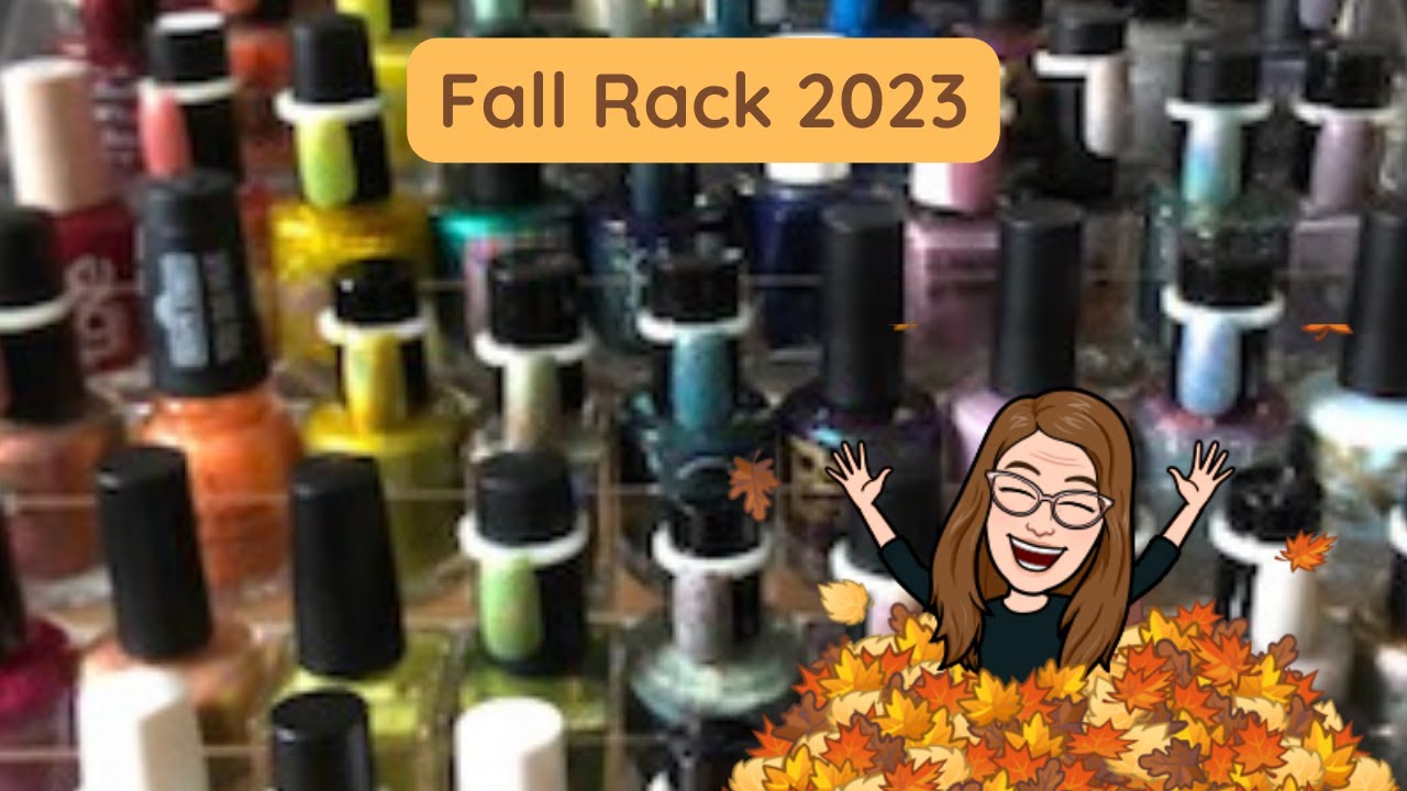 Fall Nail Polish Rack 2023 #nailpolish
