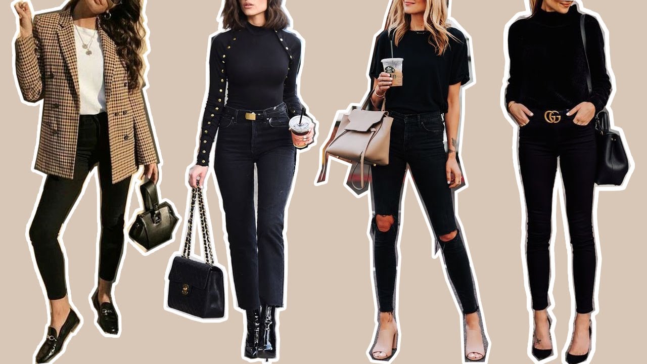 OUTFITS con JEANS negros I Lindas Vanidosas