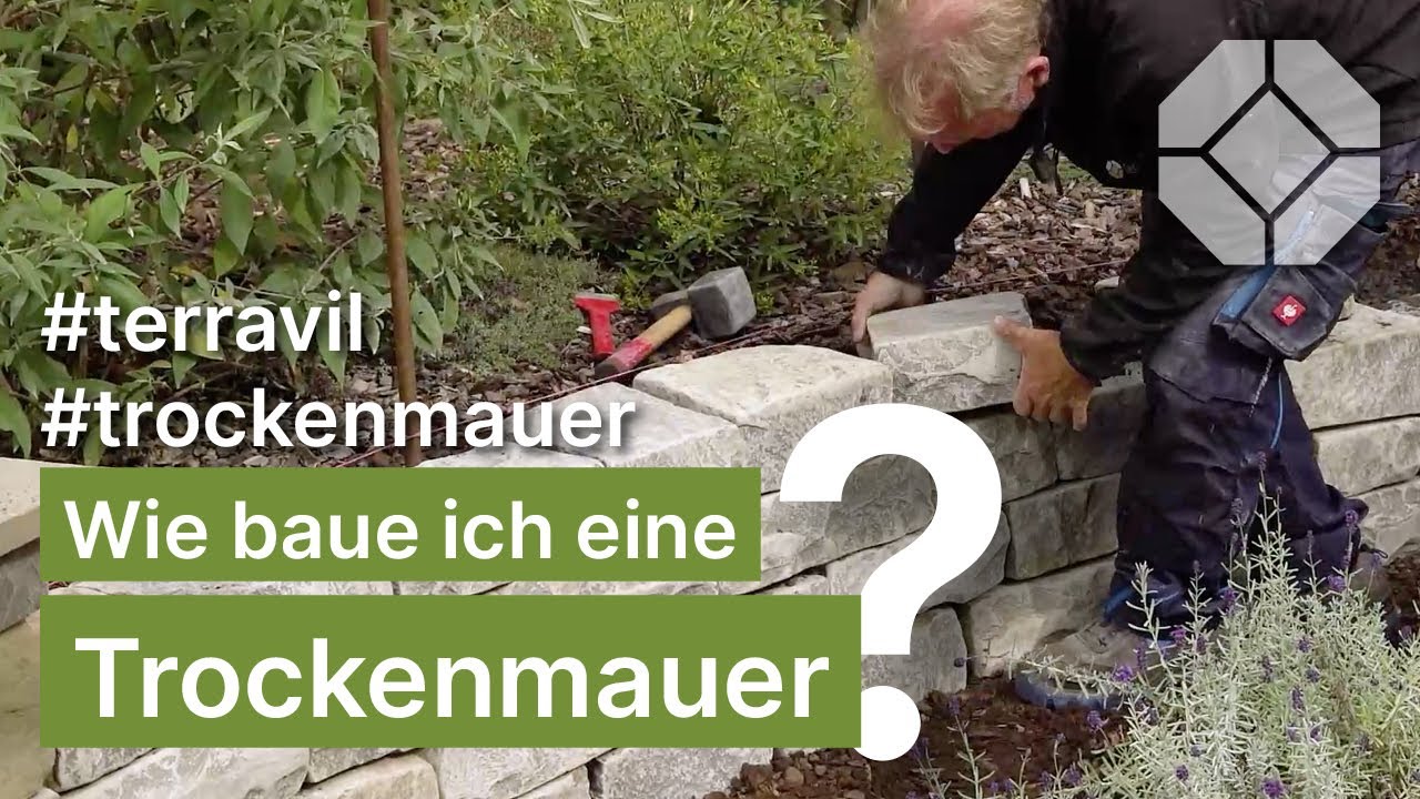 Trockenmauer &ndash; Bauanleitung