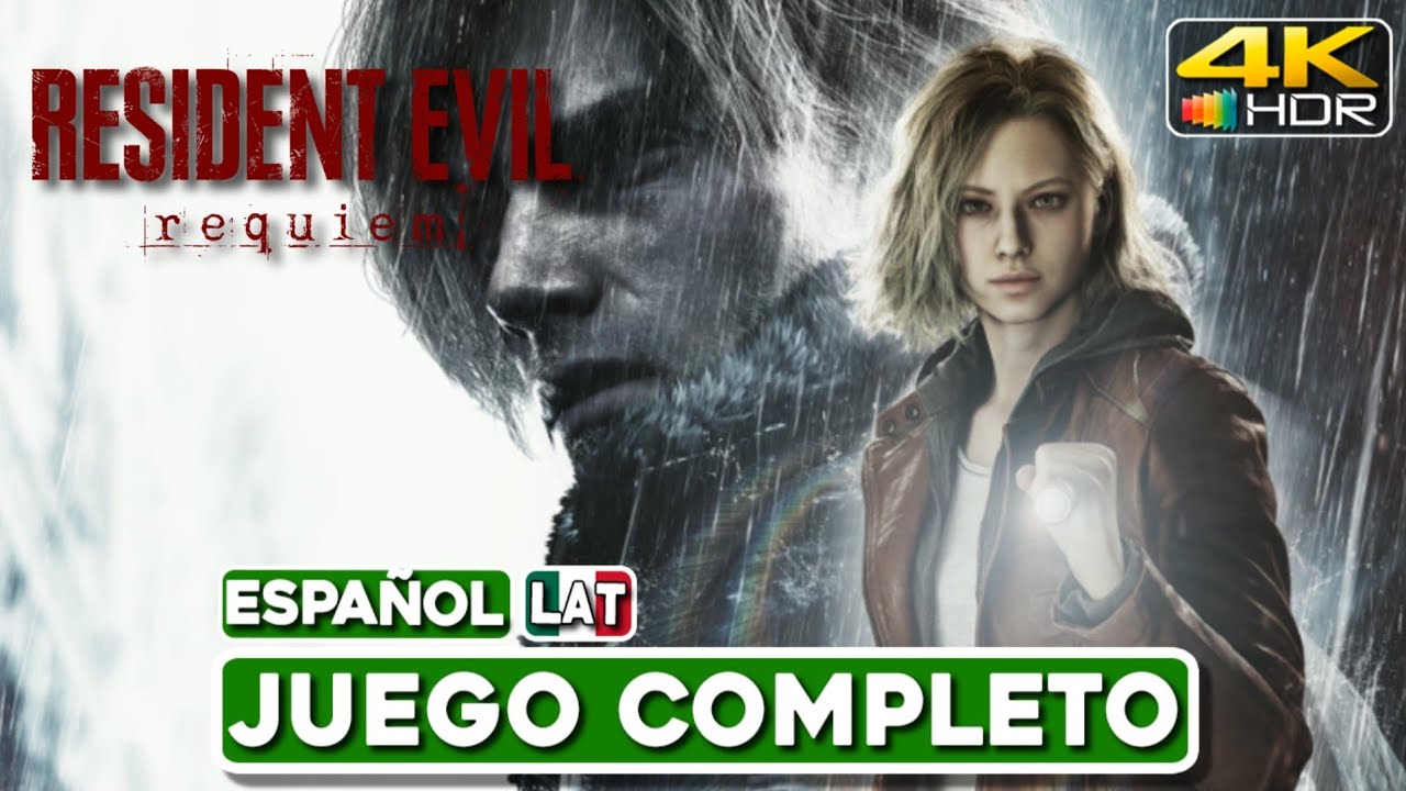 RESIDENT EVIL REQUIEM &bull; Juego Completo en Espa&ntilde;ol Latino &bull; Gameplay 4K HDR 🕹️ Sin Comentarios