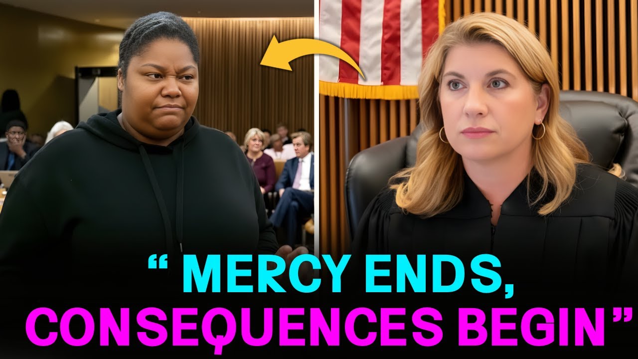 Female Defendant DESTROYED by Judge Until Probation Warning Turns Courtroom SILENT | Instant Karma