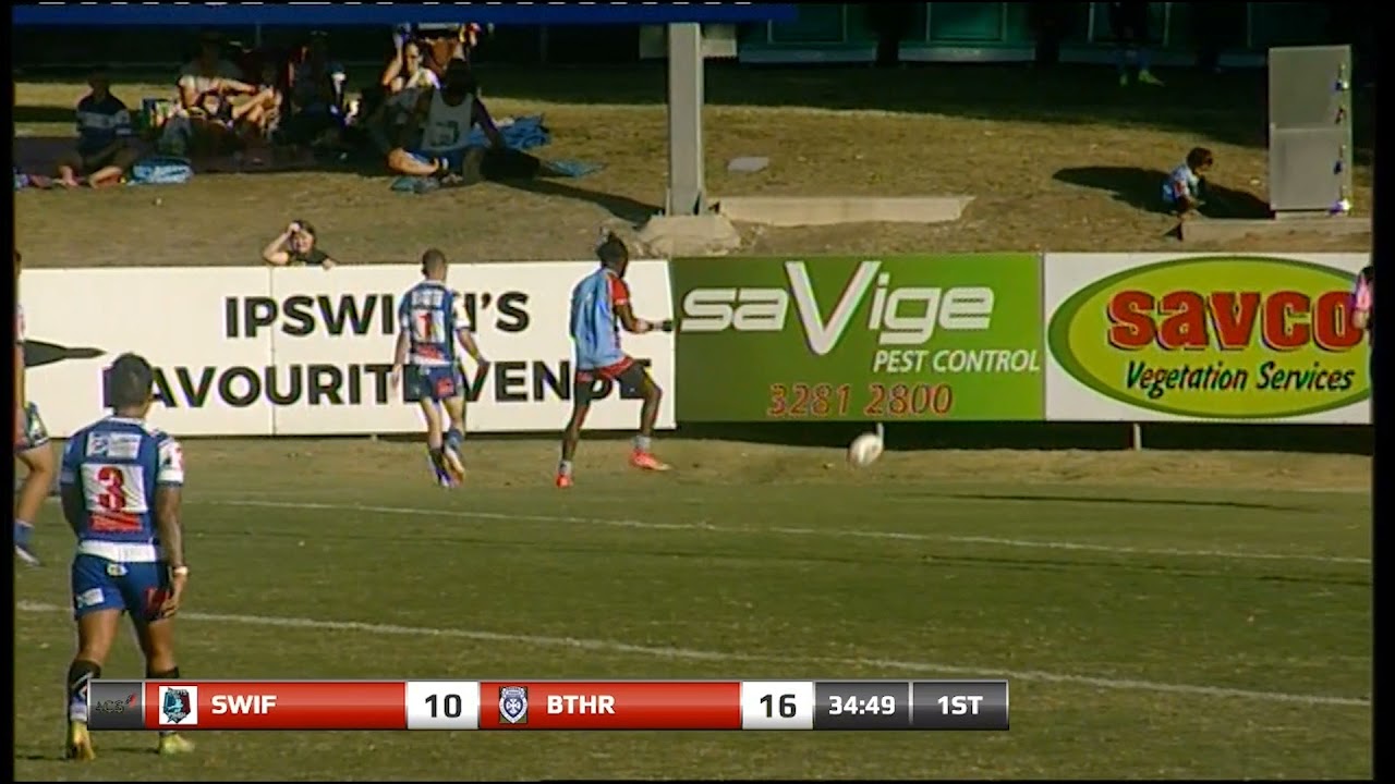 2021 Rugby League Ipswich A Grade Premiership Grand Final try by Godfrey Okot