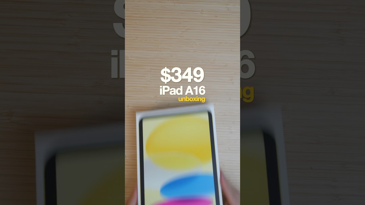 Would you buy the $349 iPad A16?