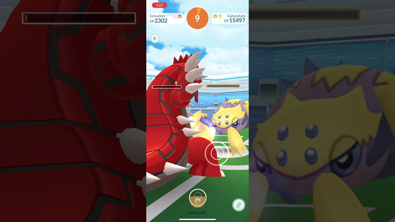 Pok&eacute;mon go Galvantula 3star raid solo 🕸