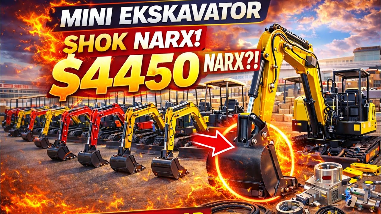 💰 W10 Mini Ekskavator Narxi | To‘liq Obzor va Texnik Ma’lumot🔥👆🏻