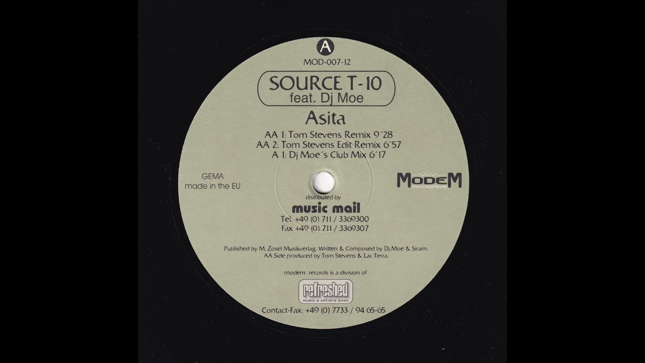 Source T-10 Feat. DJ Moe – Asita (DJ Moe's Club Mix)