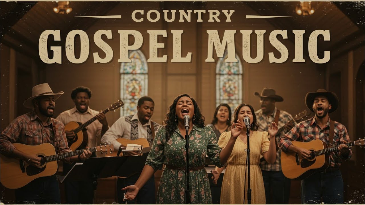 Country Gospel Music - You Saved Me - Lyrics Video /#WorshipSong #GospelMusic2025