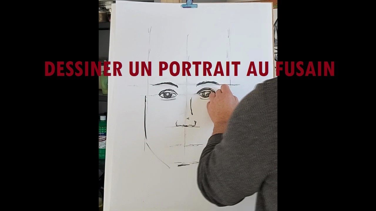 Dessiner un portrait au fusain