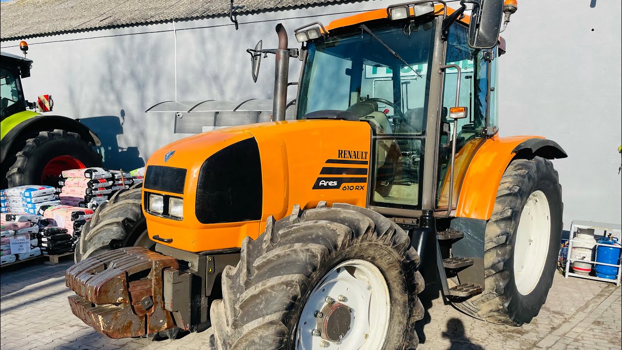 Renault Ares 610RX, 100km 6 cyl John Deere,w oryginale, 6504 mtg Prezentacja, engine sound *PESTROL*