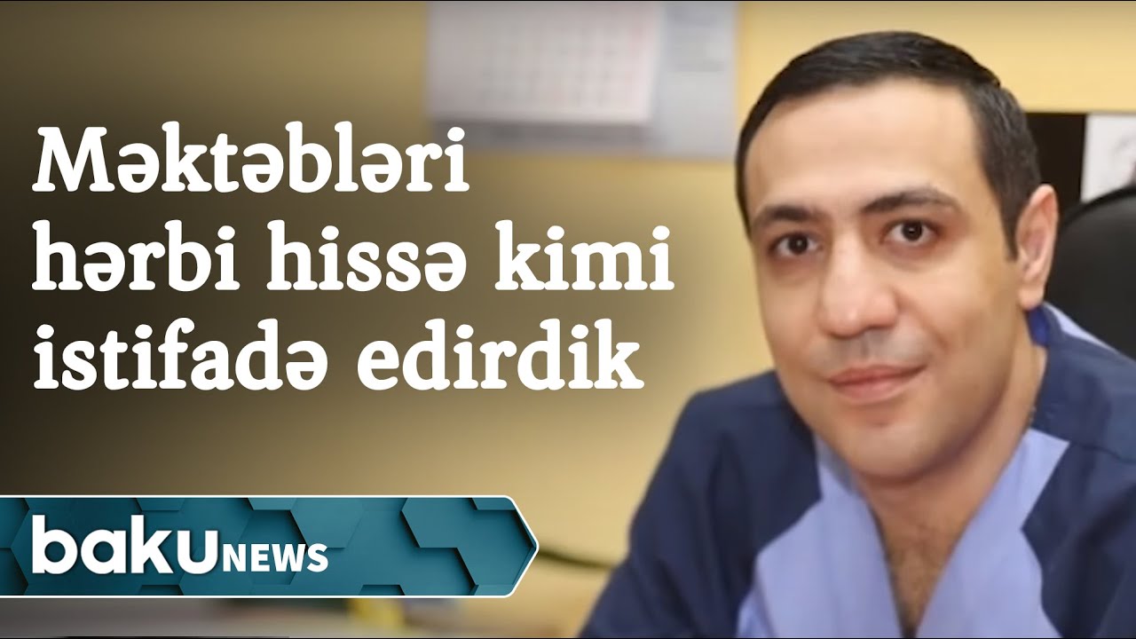 Zori Balayanın oğlu: “Məktəbləri hərbi hissə kimi istifadə edirdik”