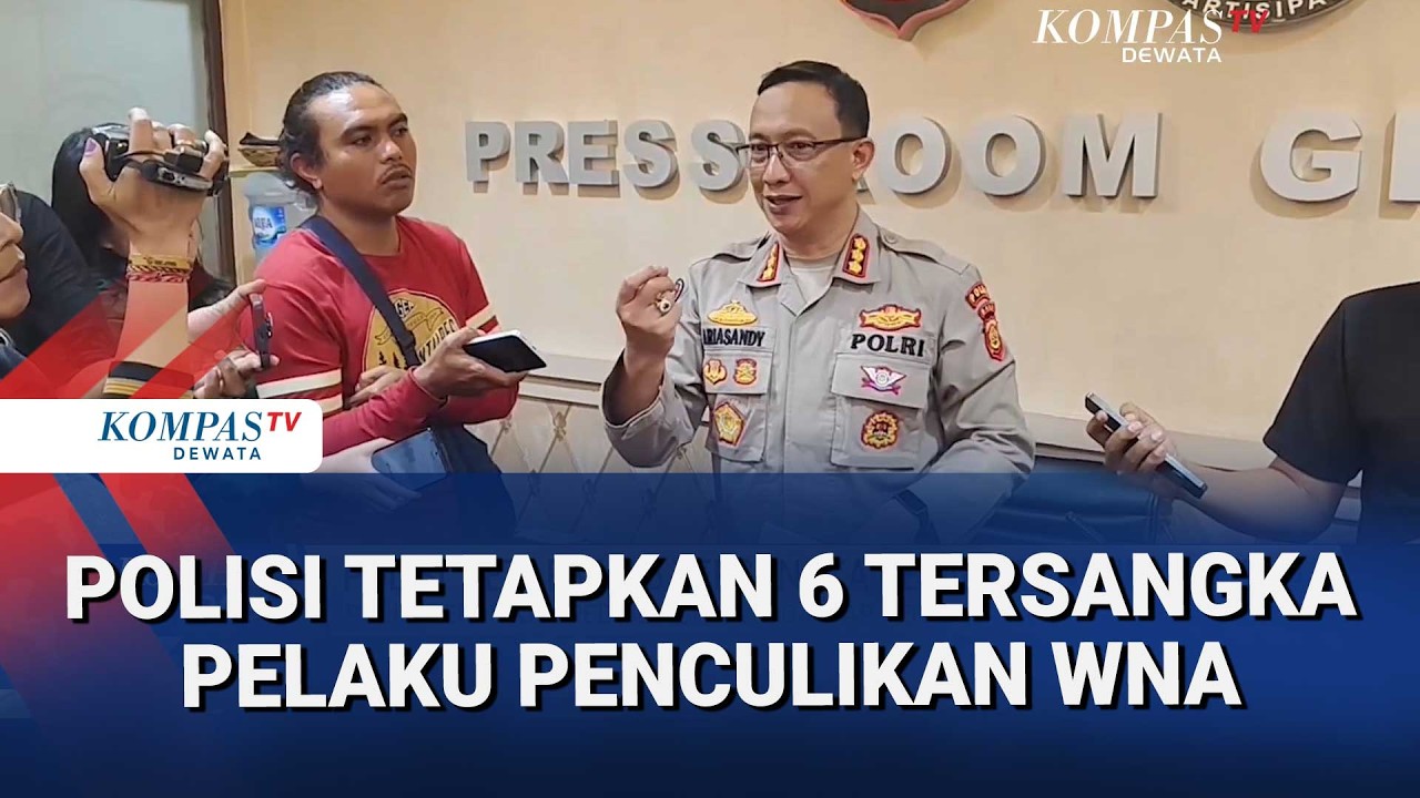 Polisi Tetapkan 6 Tersangka Pelaku Penculikan Wna