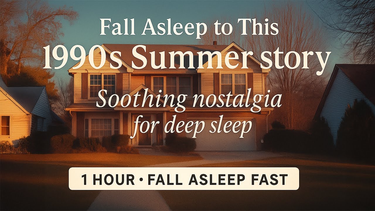 Fall Asleep to This 1990s Summer Story | Soothing Nostalgia for Deep Sleep