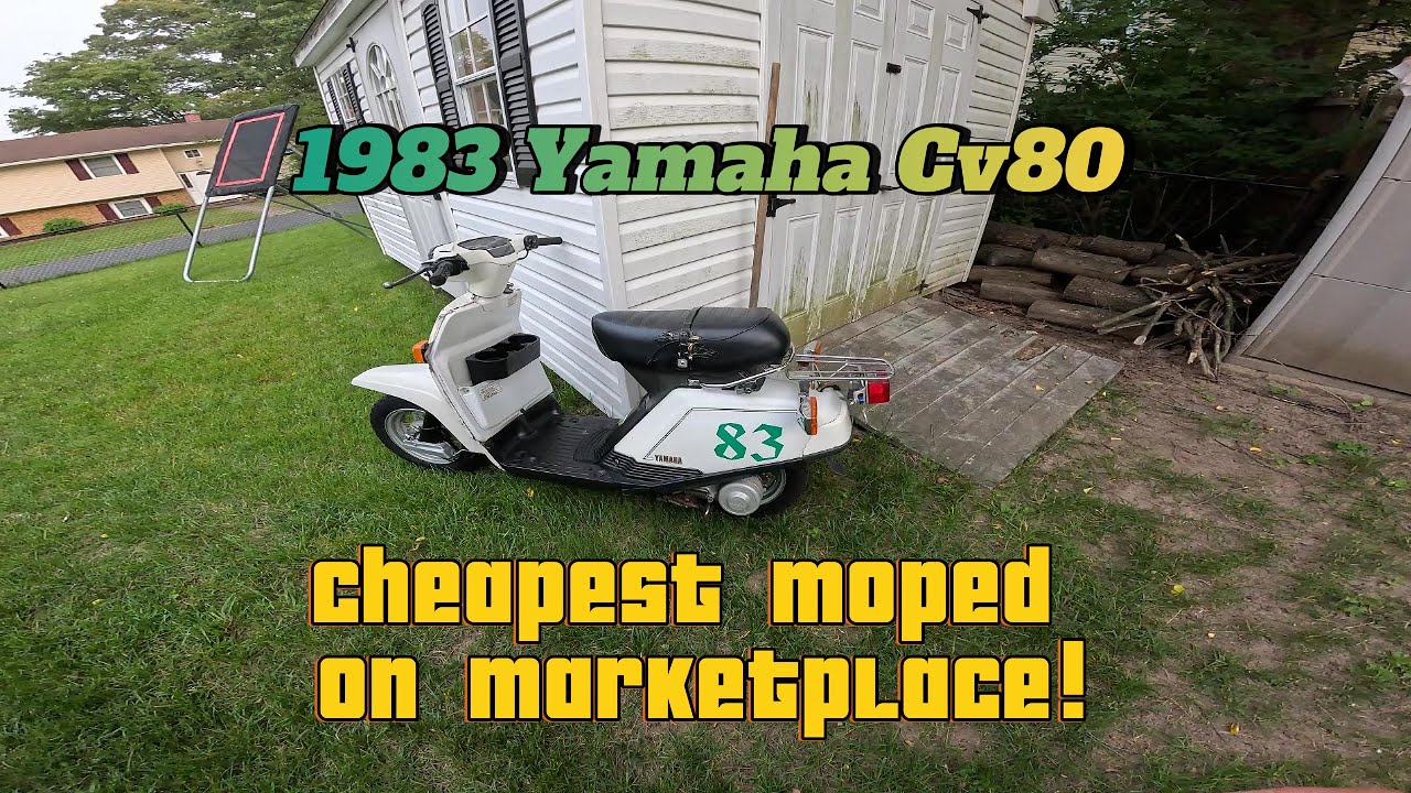 Cheapest MOPED on MARKETPLACE!? 1983 Yamaha CV80 2 Stroke Scooter