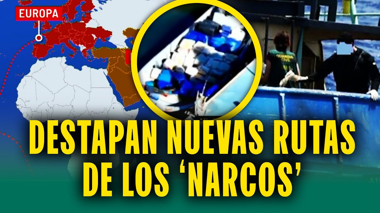 Destapan nuevas rutas del narcotr&aacute;fico desde Colombia: As&iacute; es como env&iacute;an droga hacia Europa