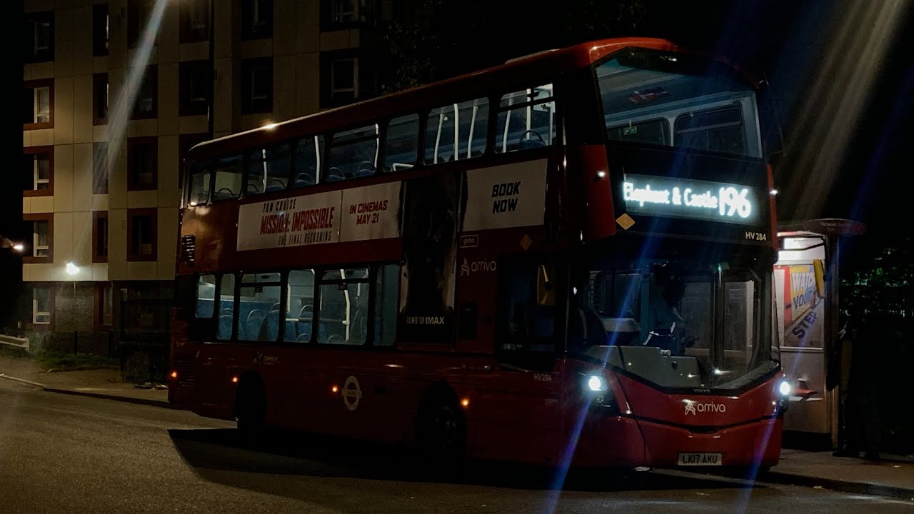 Arriva 196 visual in the evening