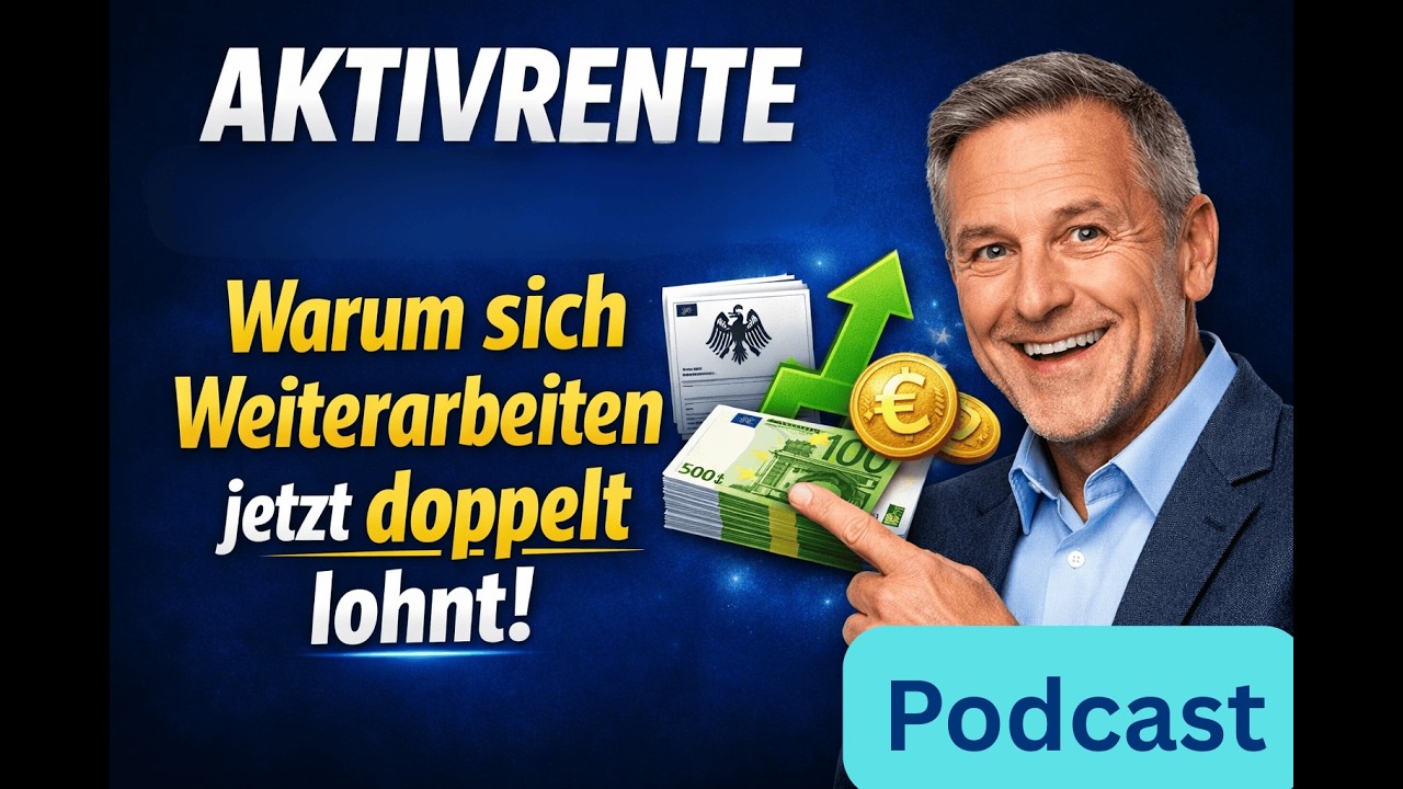 #Podcast - Aktivrente erklärt: Warum sich Weiterarbeiten jetzt doppelt lohnt!