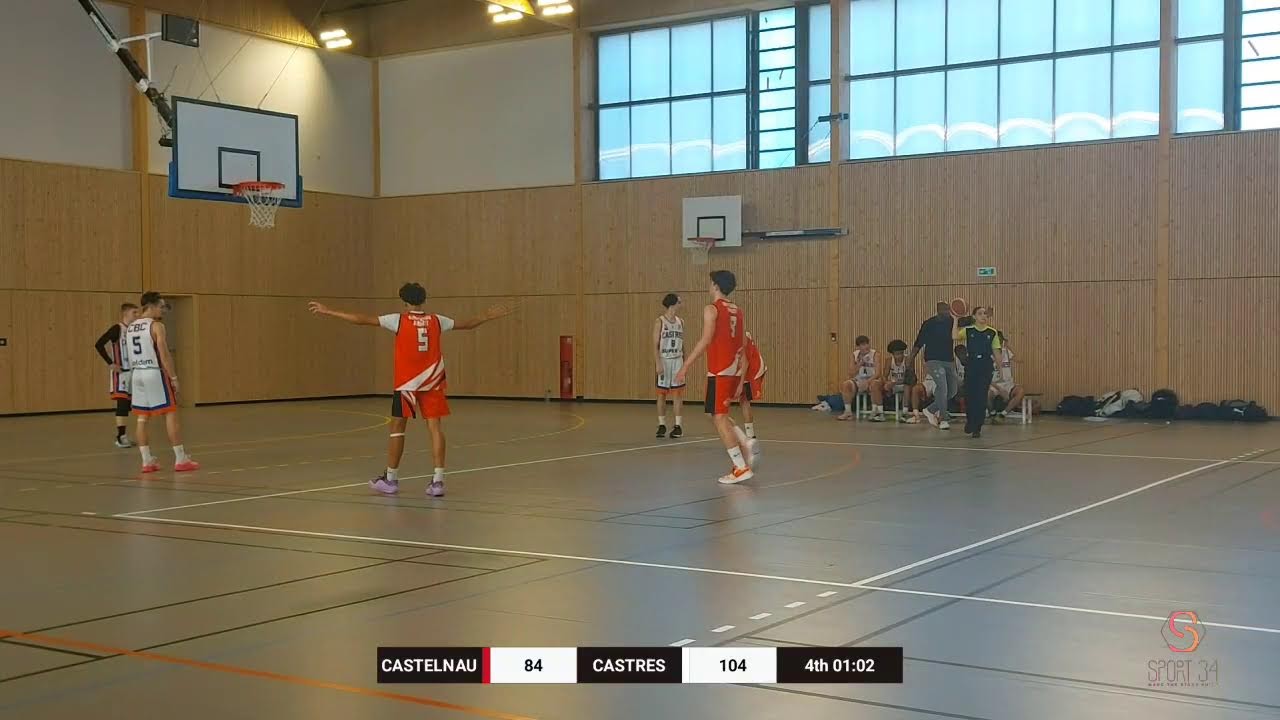 #basket U17R CASTELNAU VS CASTRES