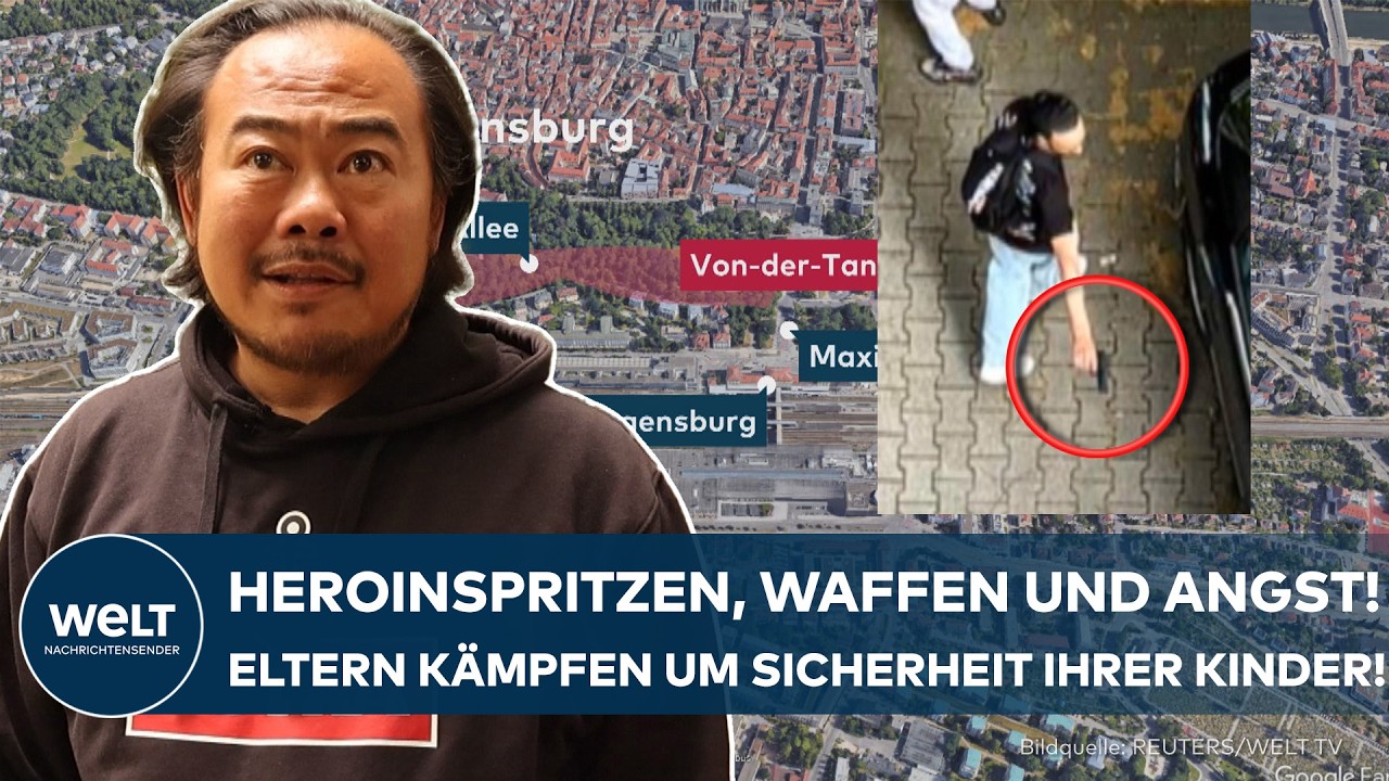 REGENSBURG: Heroinspritzen, Waffen und Angst! Eltern warnen vor gefährlichen No-go-Zonen!