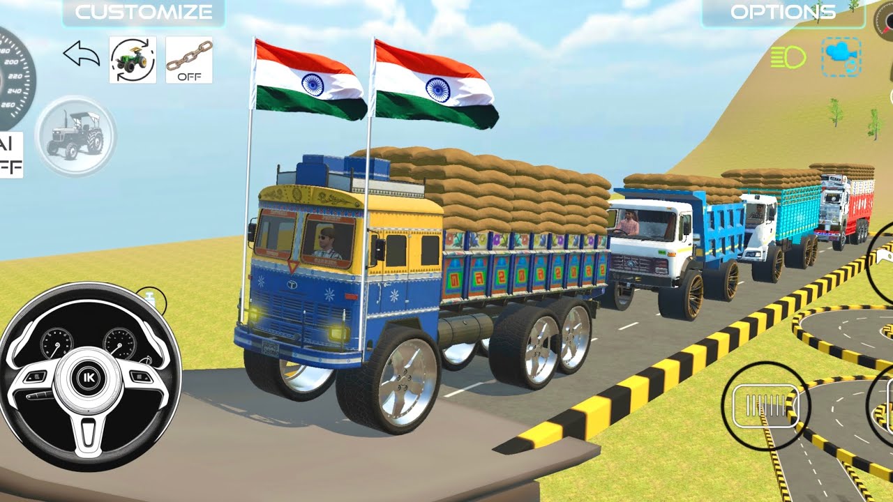 DRIVING JCB AND 🔥 UNLOADING STONE FROM DUMPER TRUCK ON GAME #usagaming #usaviral #gamingvideos 