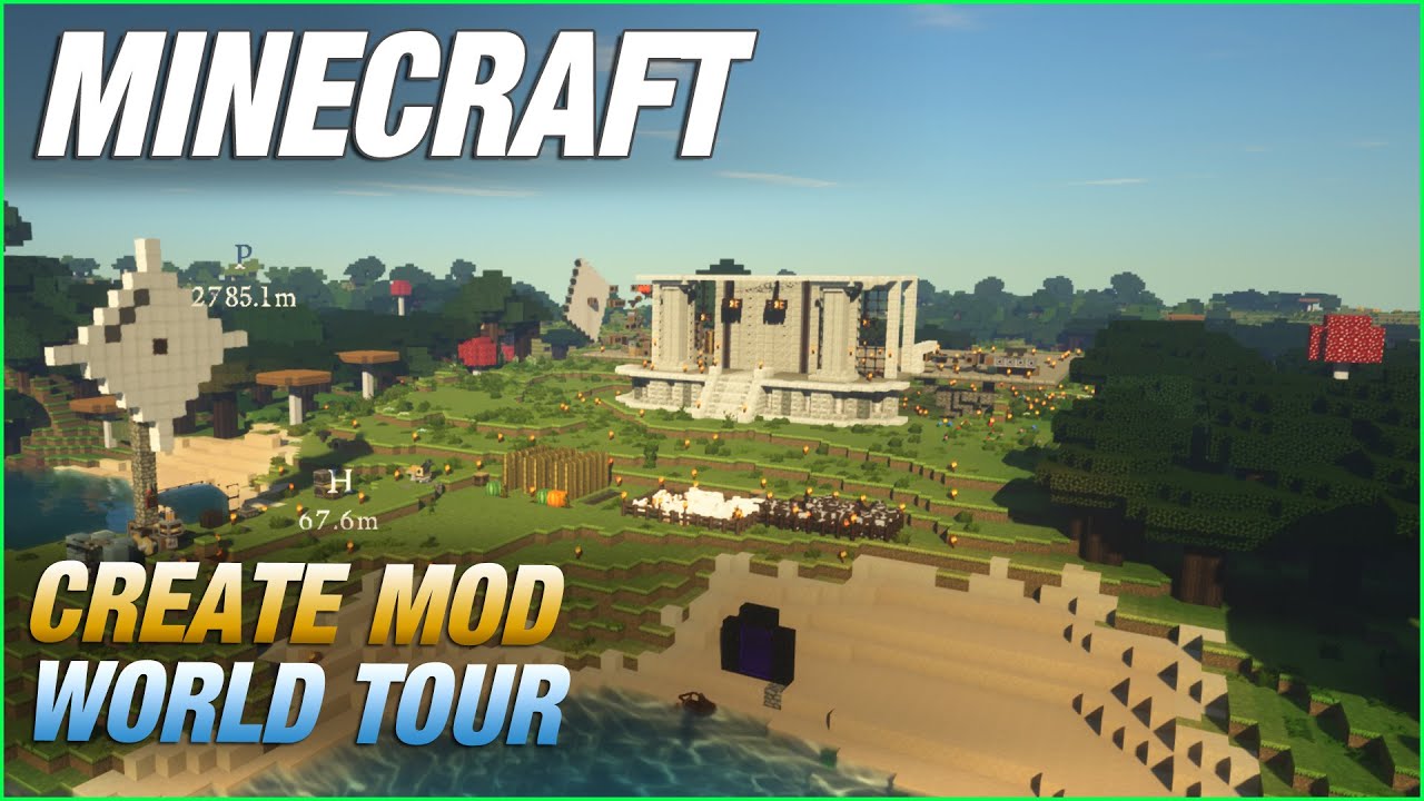 Minecraft Create Mod World Tour