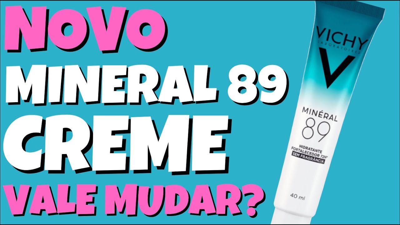 O que o MINERAL 89 CREME tem de diferente que você AINDA não sabe.