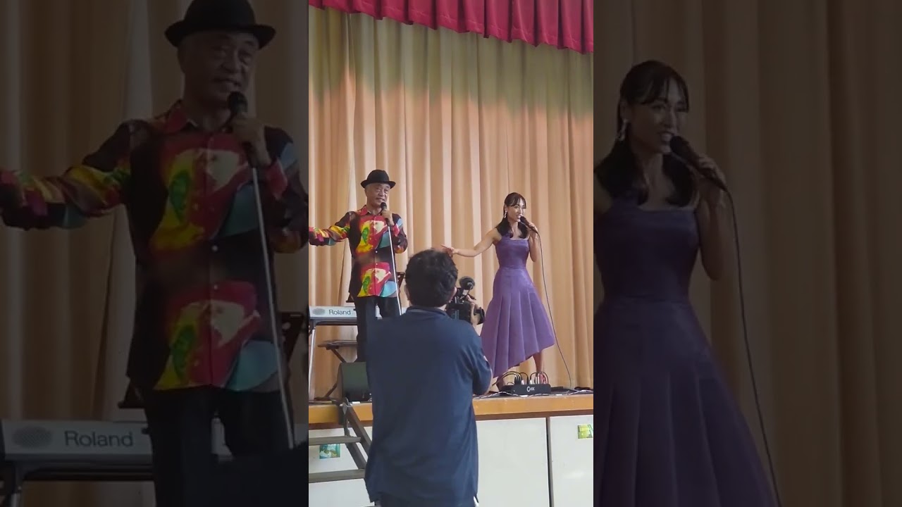 貴重映像　サーカス　叶高さん・叶ありささん親子による『アメリカン・フィーリング』熱海昭和歌謡音楽祭　伊豆山小学校